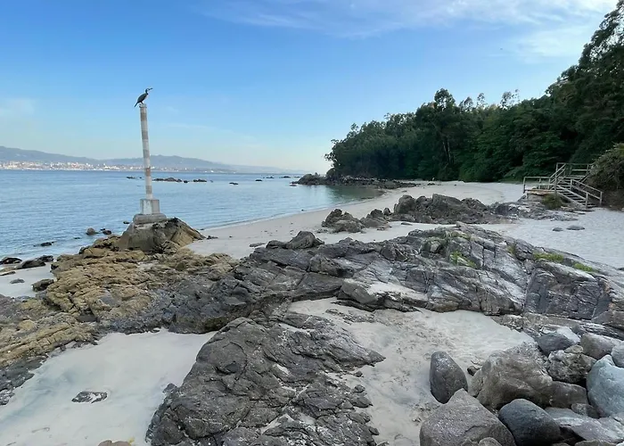 Atico Playa A Xunqueira - Moana, A 15 Min De Vigo Apartament *